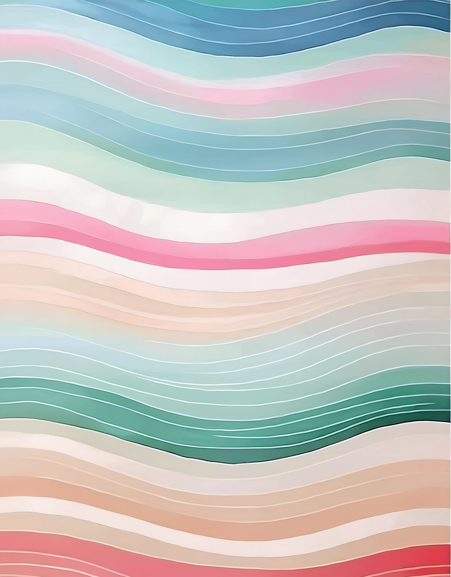Pastel Whispers – Set of 3(Canvas)