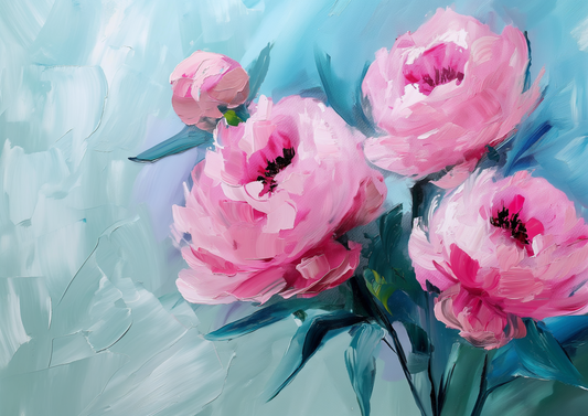 Petal Poise - Canvas