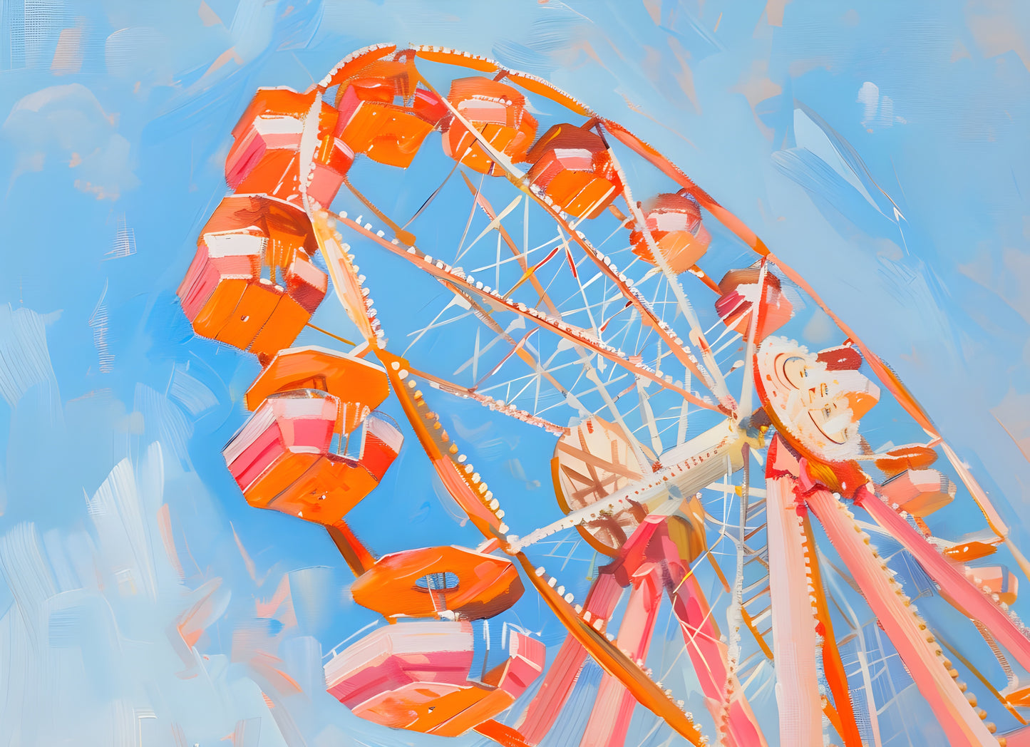 City Whirl - Canvas