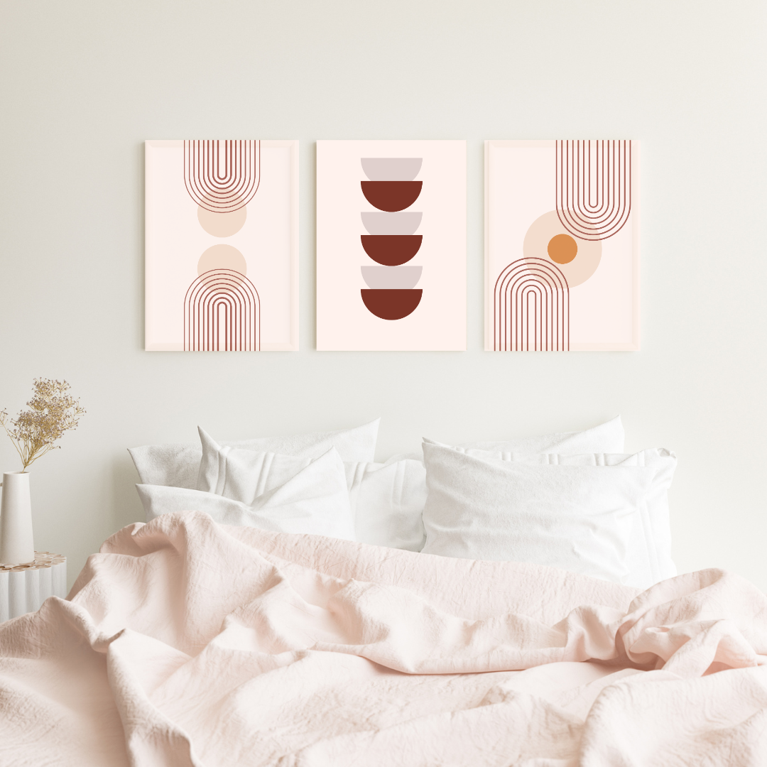 Echo Flow - Set of 3 - canvas