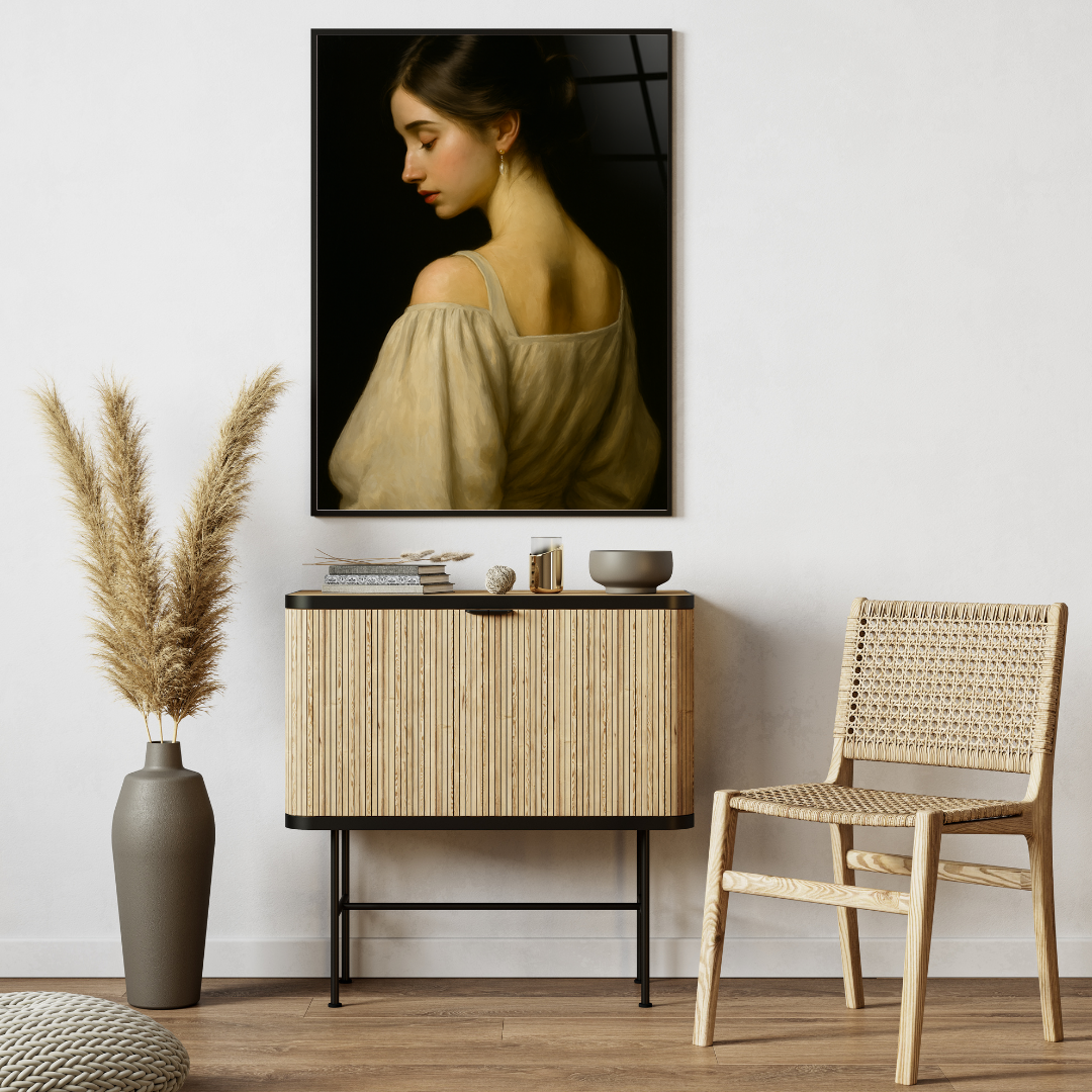 Solitude in Ivory - Glass Art