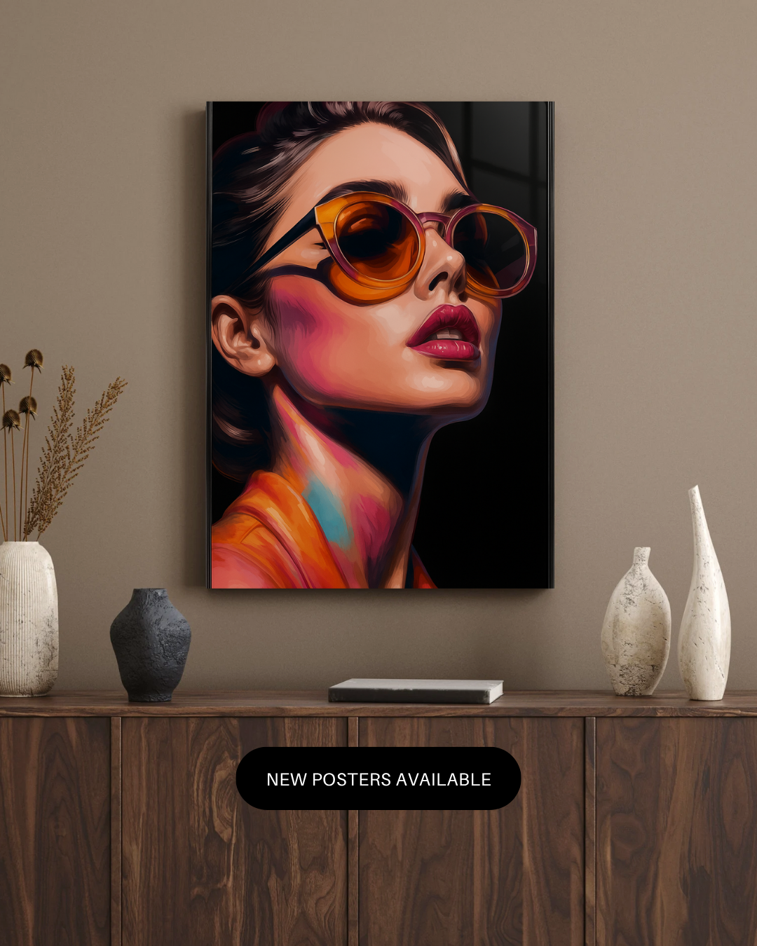 Sunset Attitude - Glass Art