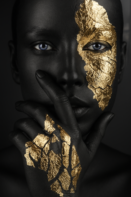 Eclipse in Gold - Glass Art