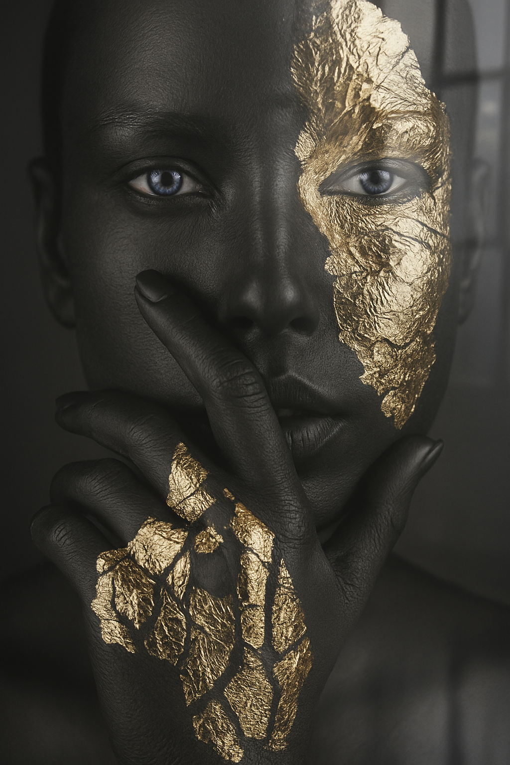 Eclipse in Gold - Glass Art