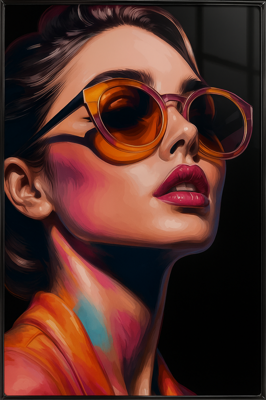 Sunset Attitude - Glass Art