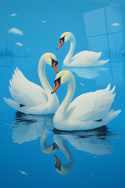 Grace in Stillness - Glass Art