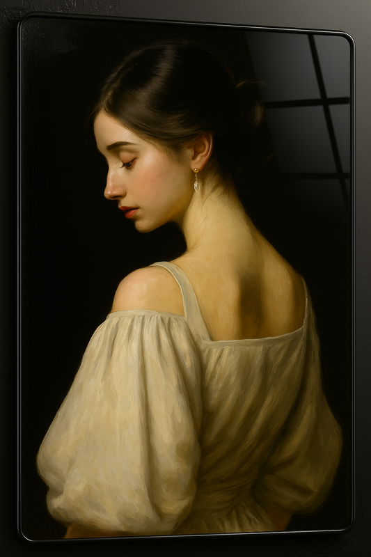 Solitude in Ivory - Glass Art