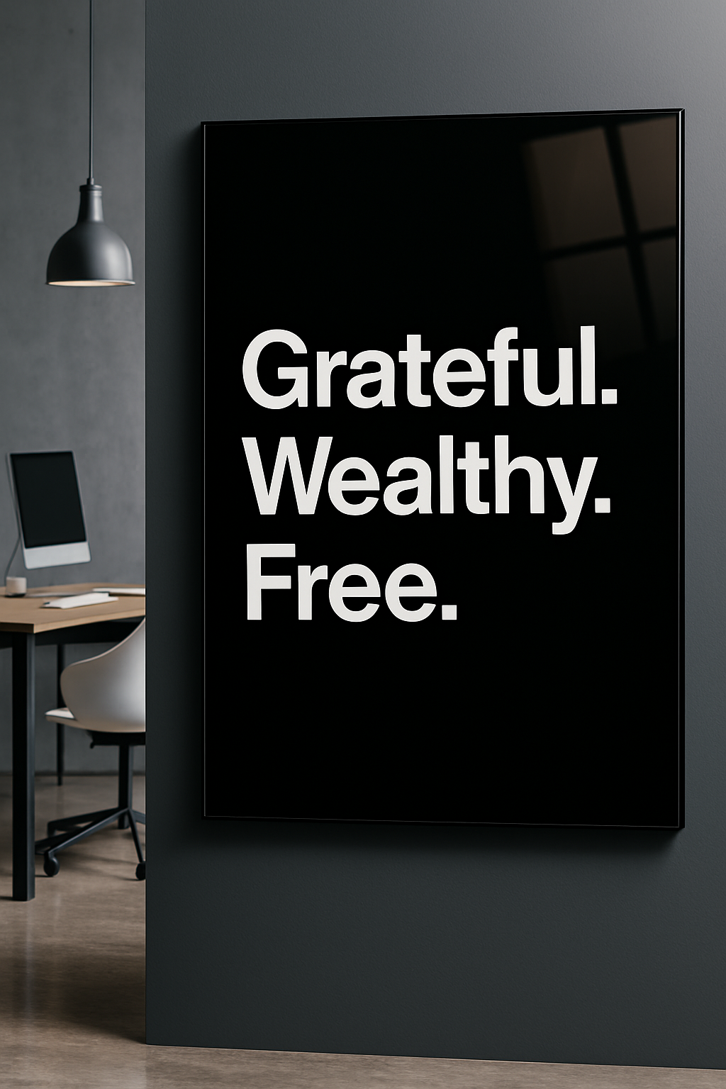 Gratitude Code - Glass Art