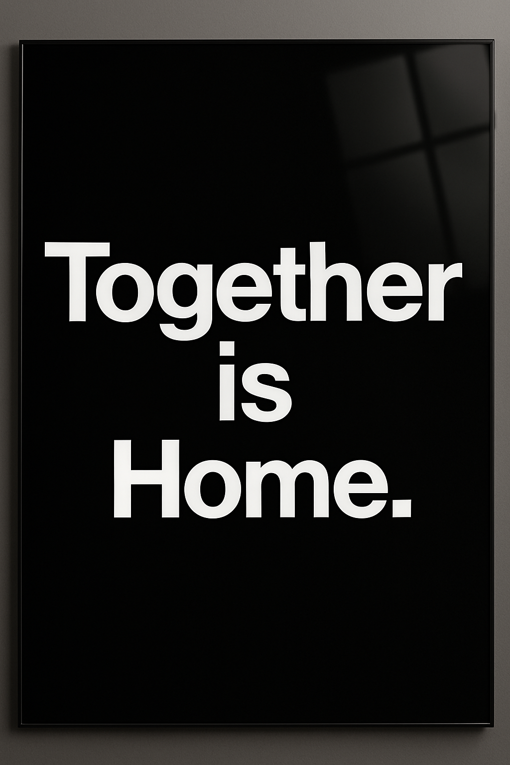Together Is Power - Glass Art