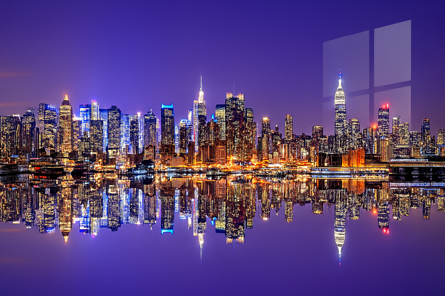 Midnight Metropolis - Glass Art