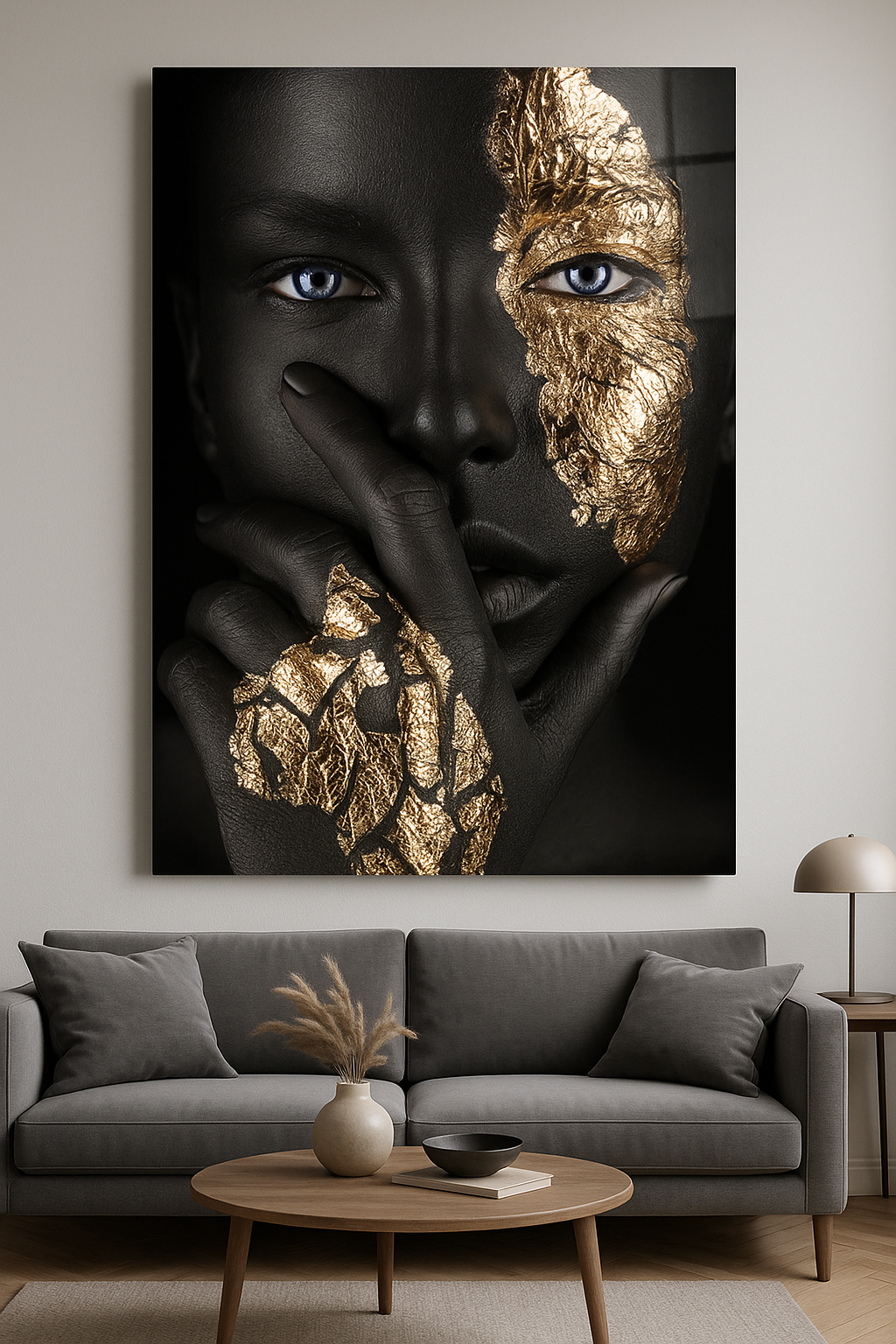 Eclipse in Gold - Glass Art