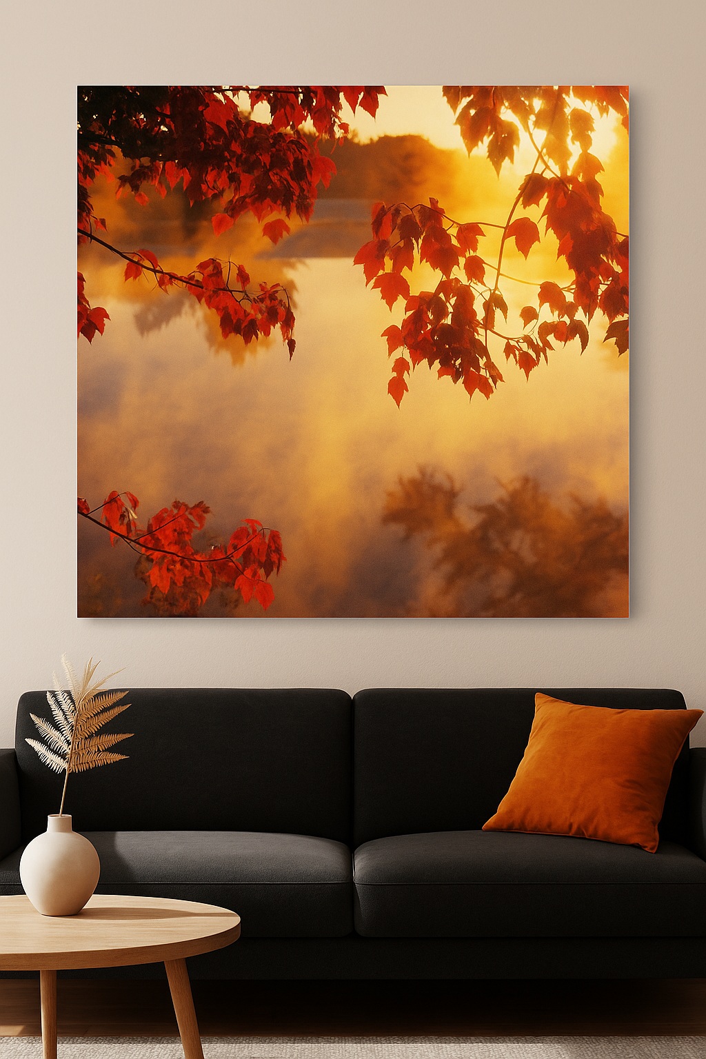 Autumn Glow Radiance - Glass Art