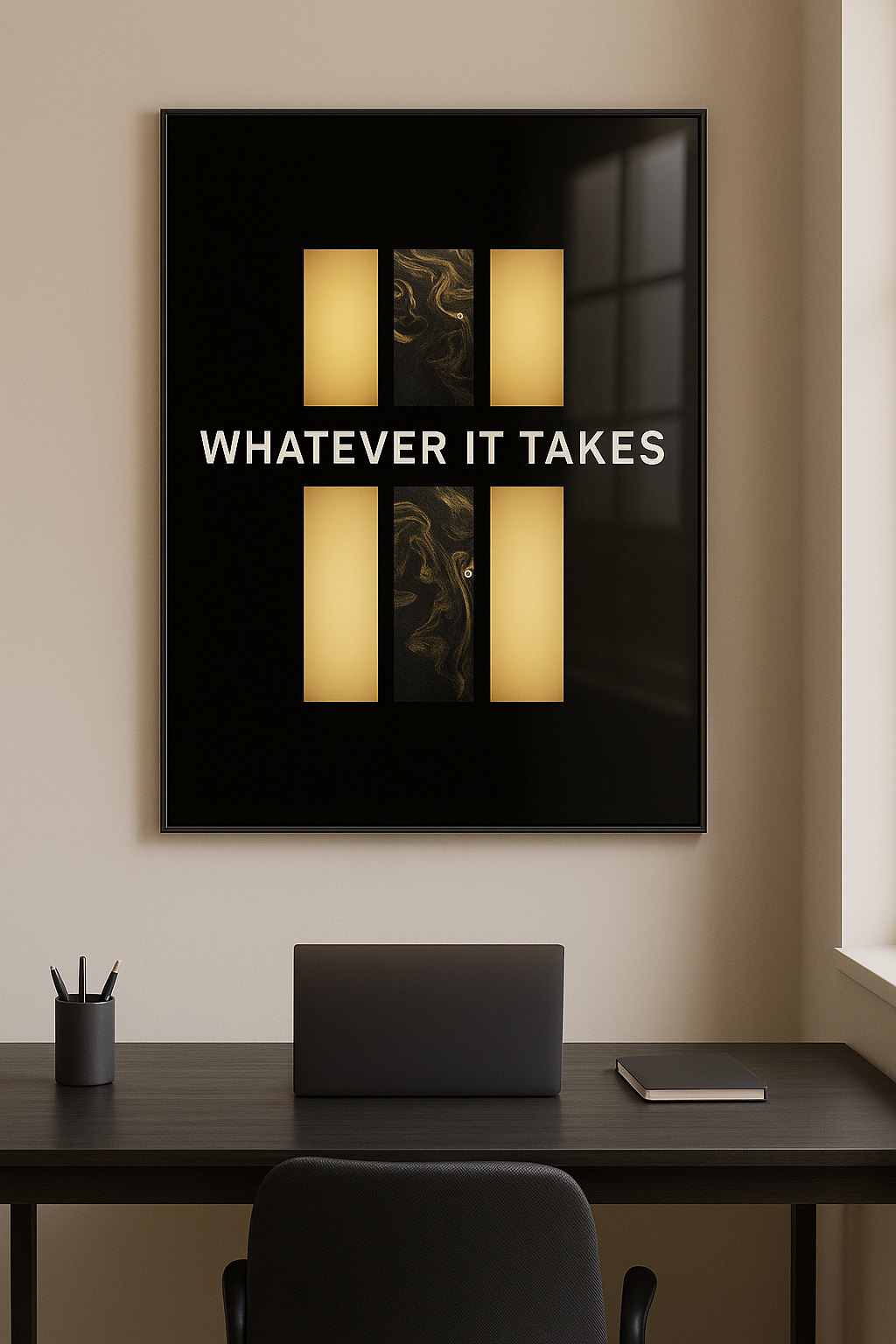 Relentless Drive - Glass Art