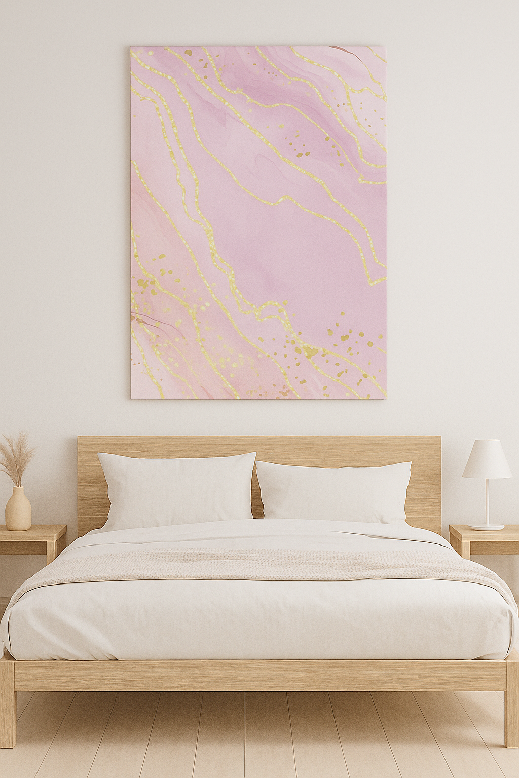 Rosé Veins - Canvas