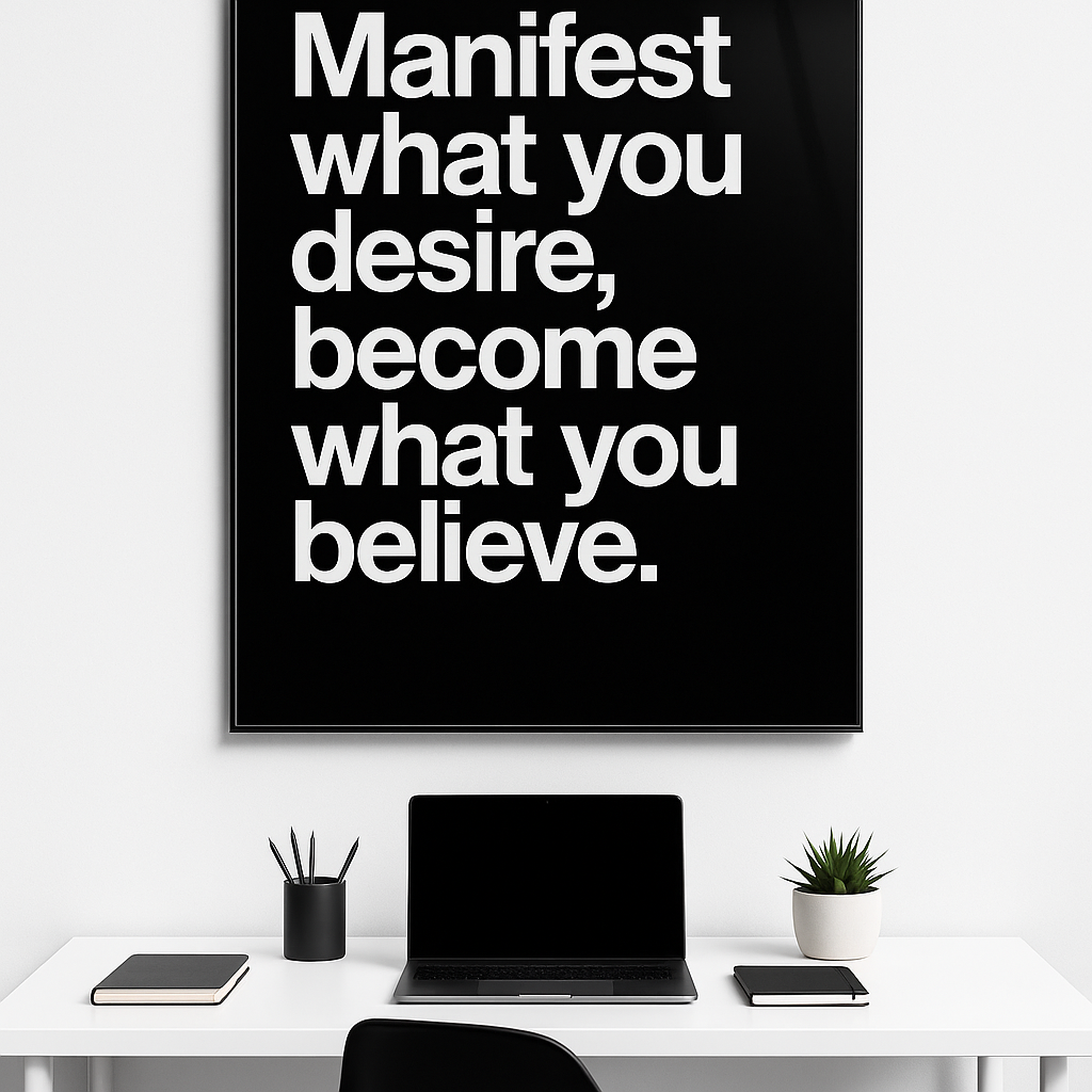 Manifest Power - Glass Art