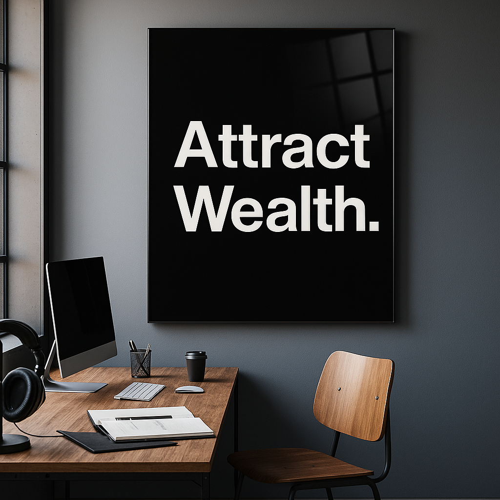 Magnet for Wealth - Glass Art