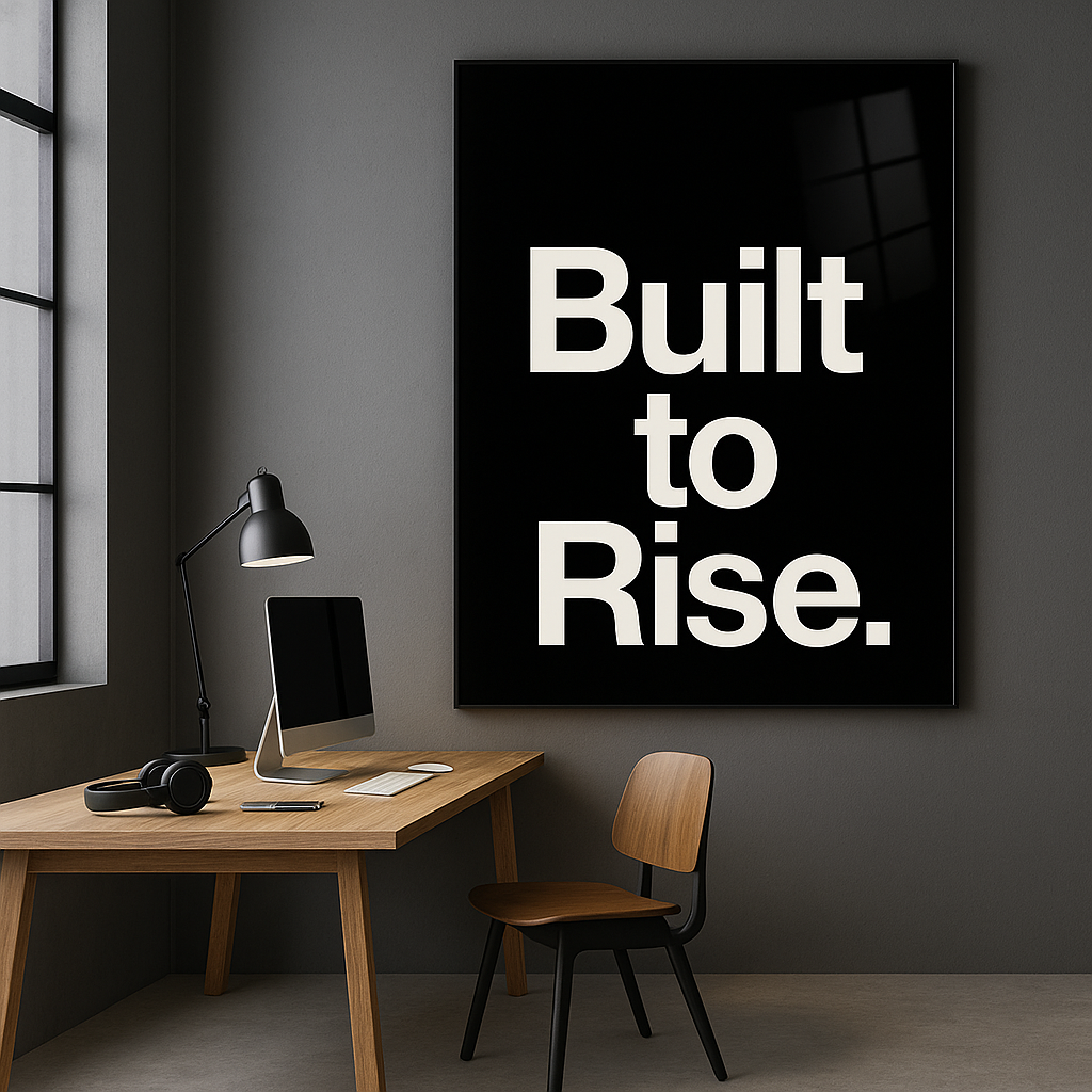 Built to Rise - Glass Art