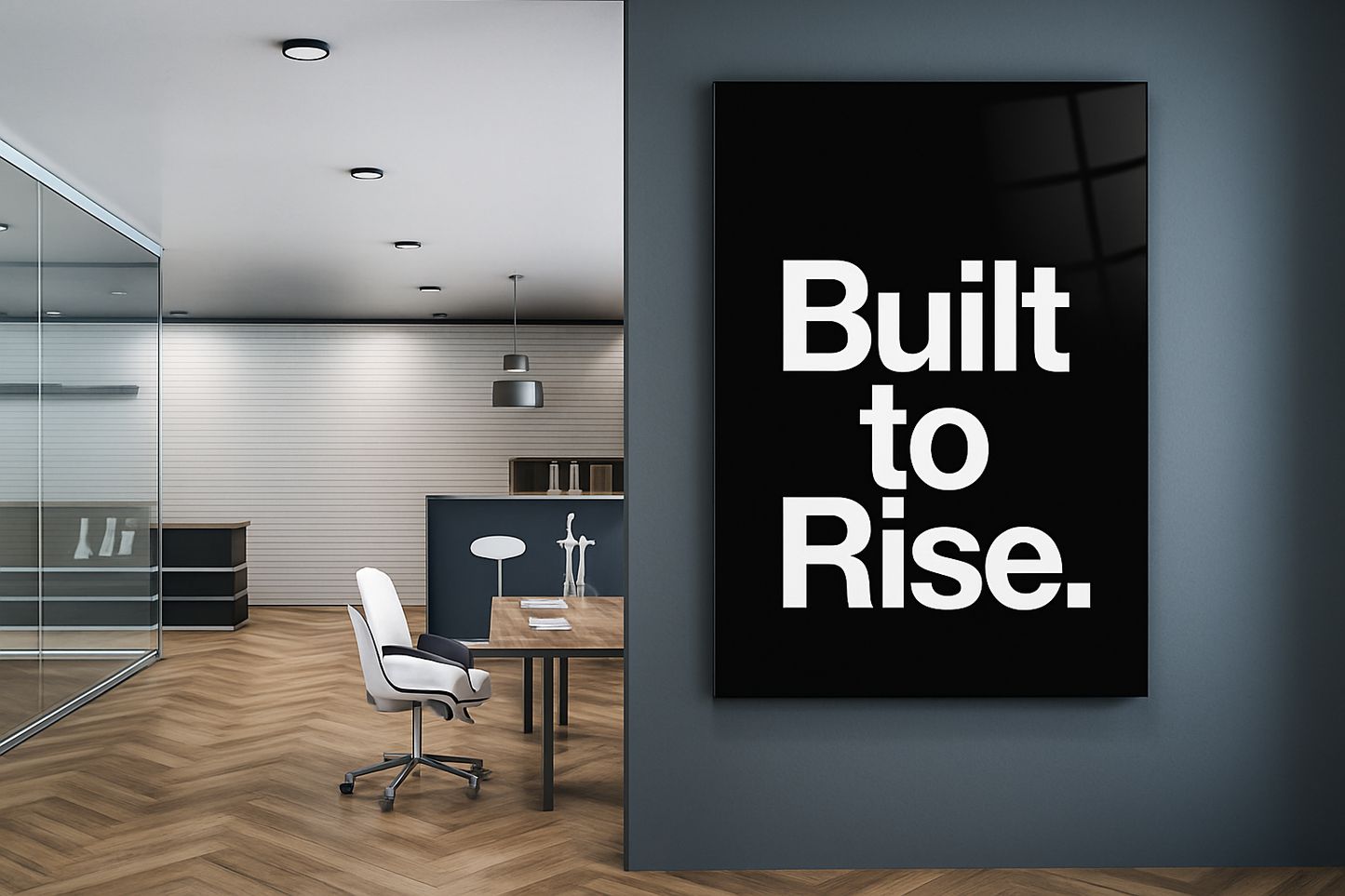 Built to Rise - Glass Art