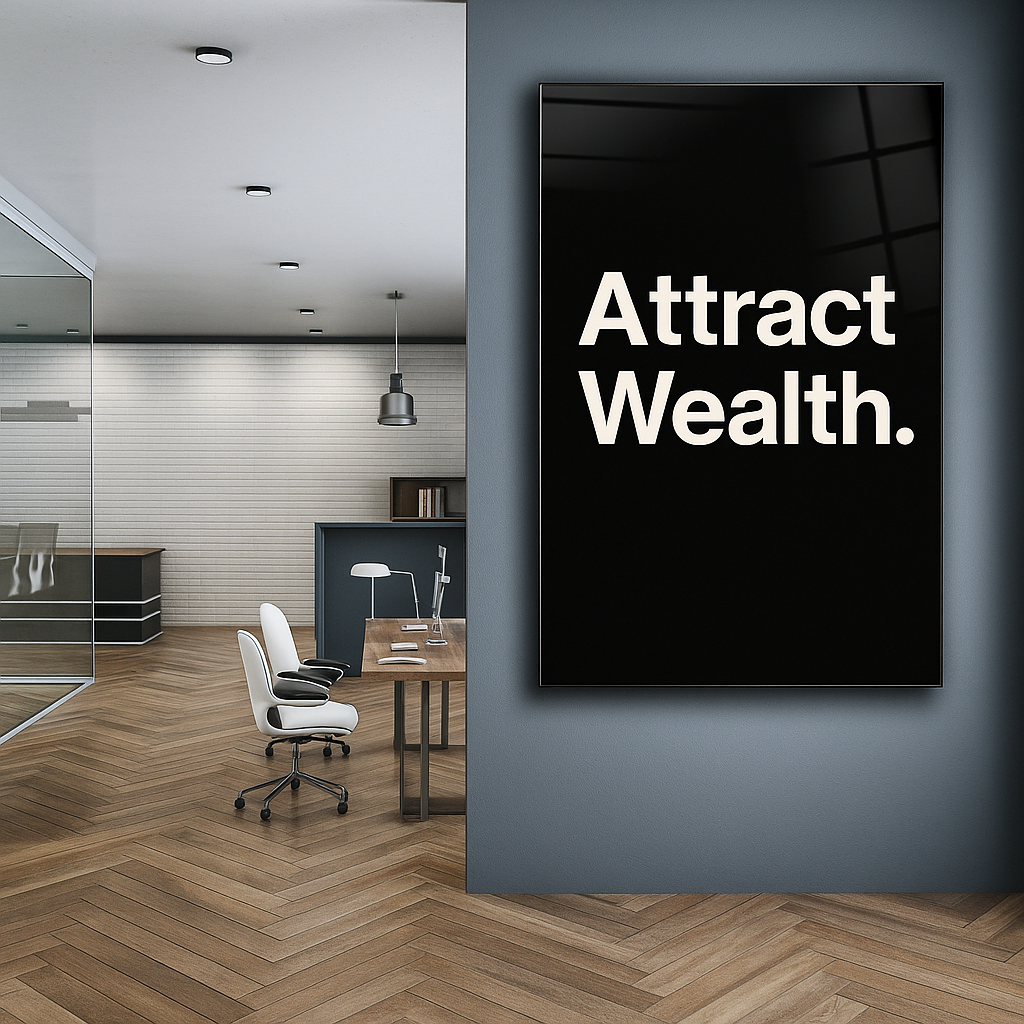 Magnet for Wealth - Glass Art