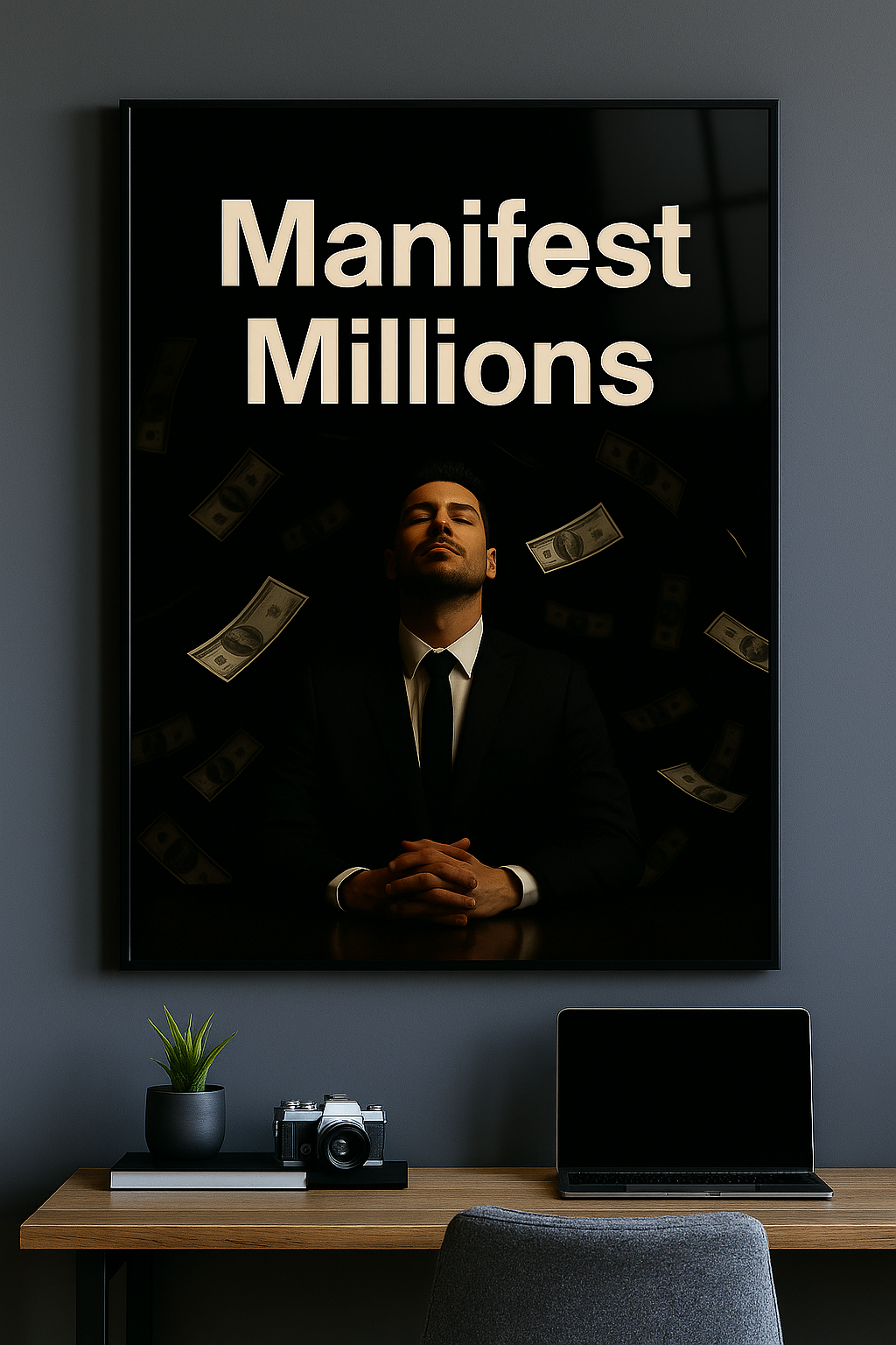 Manifest Millions - Glass Art