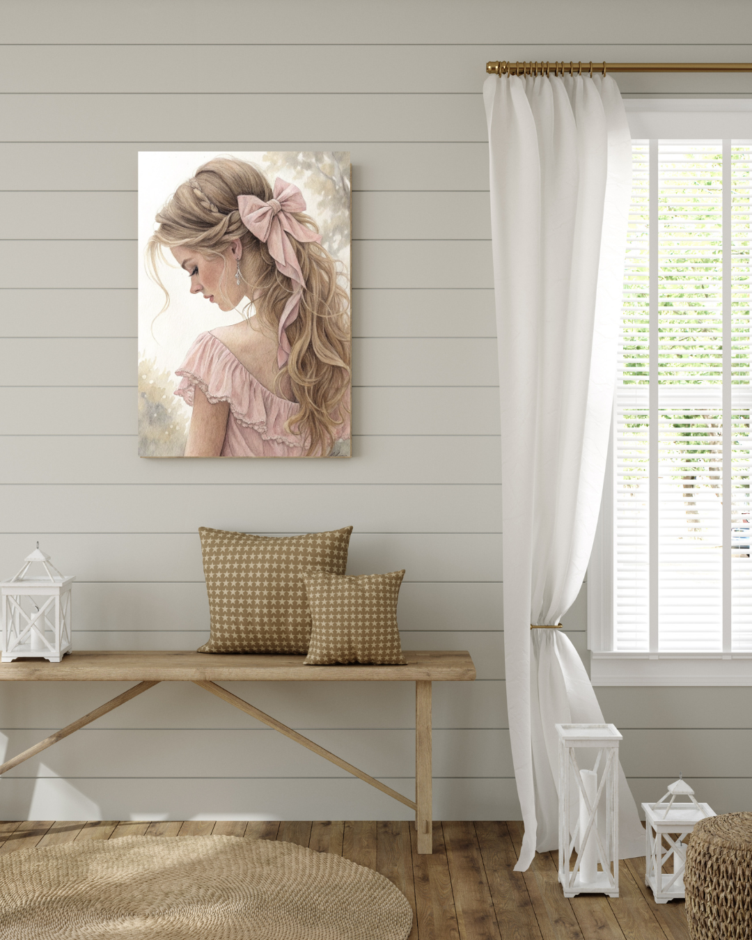 Blush Whispers - Canvas