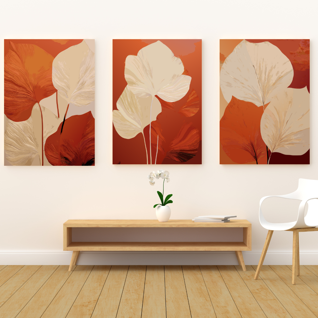 Autumn Grace - Set of 3 (Canvas)