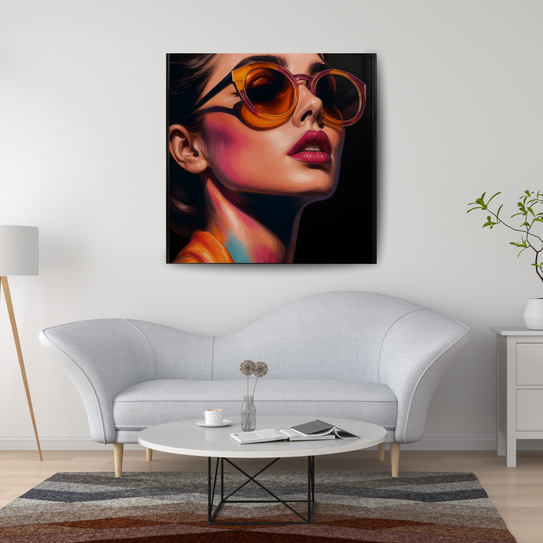 Sunset Attitude - Glass Art