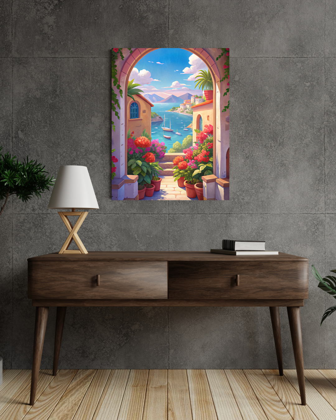 Arches of Amalfi - Canvas