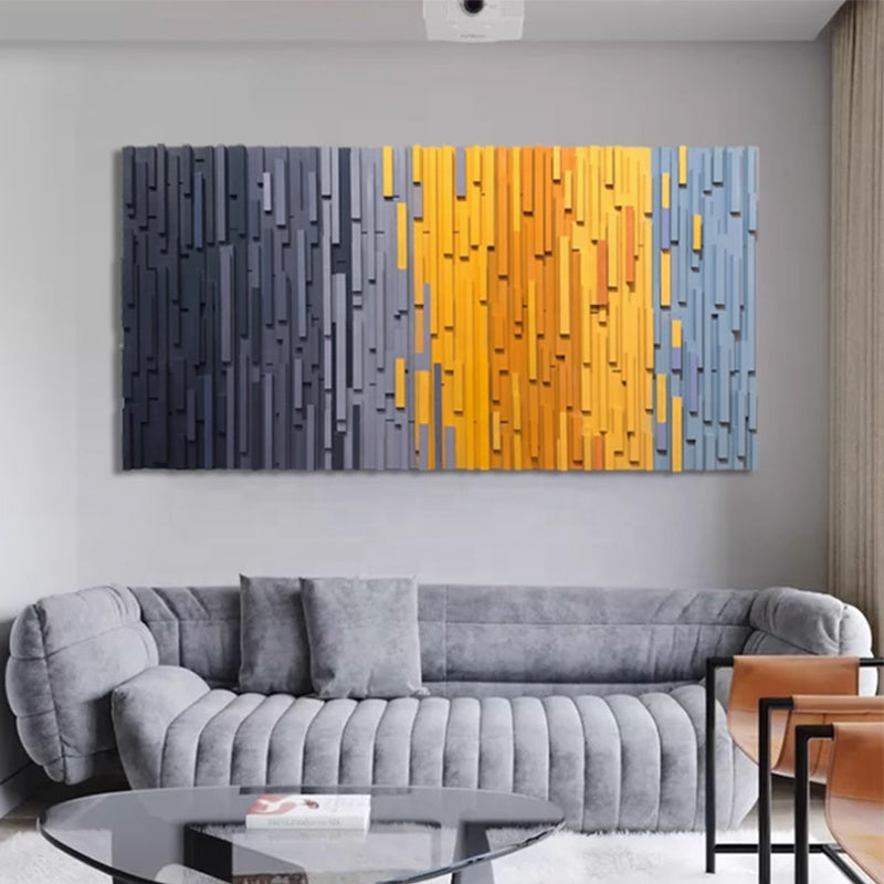 Urban Horizon - Wood Art