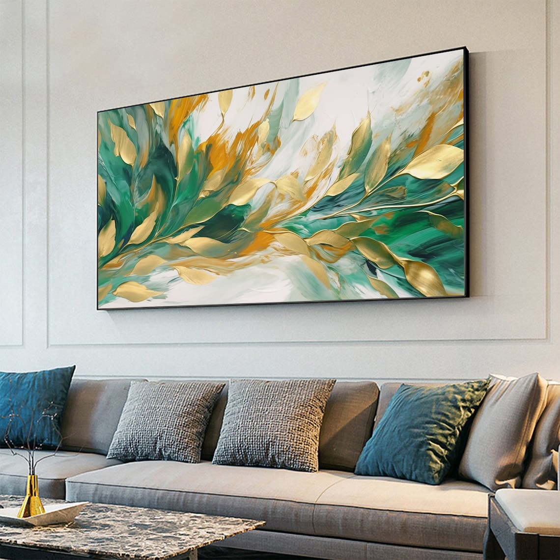Golden Bloom - Canvas