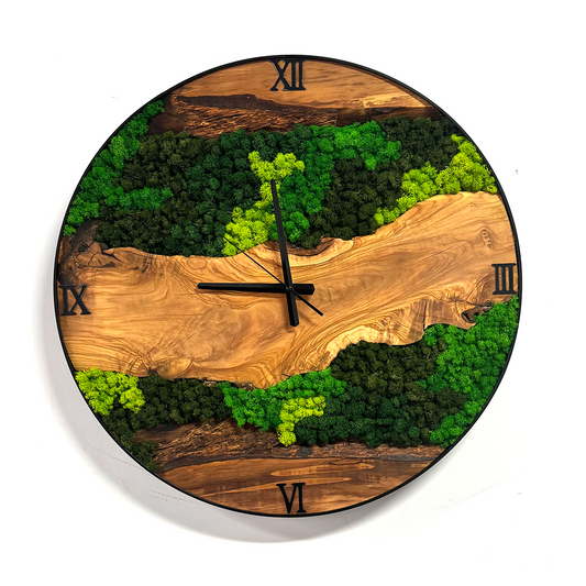 Forest Flow Timepiece - Moss Art