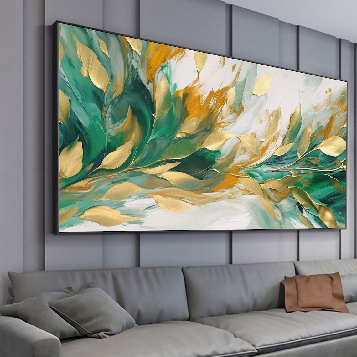Golden Bloom - Canvas