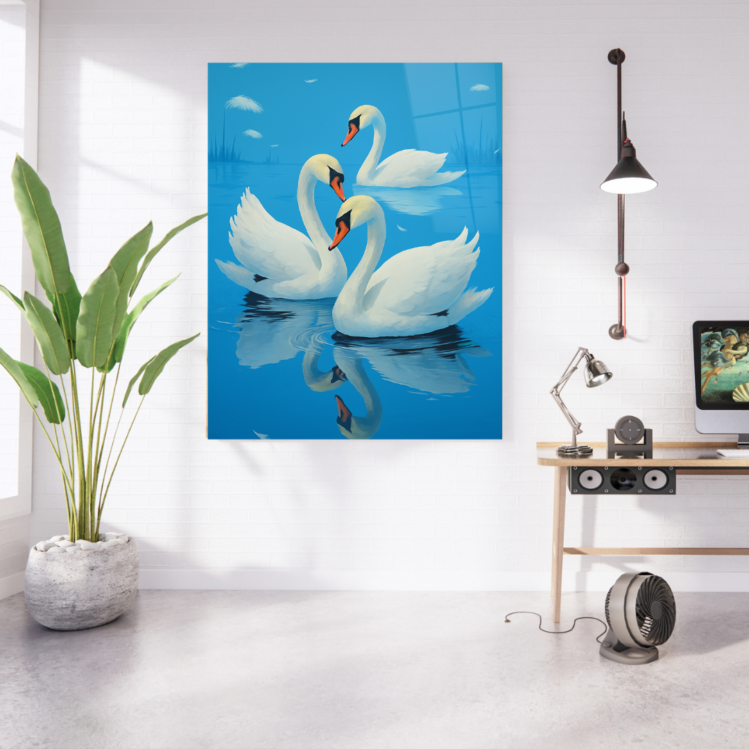 Grace in Stillness - Glass Art
