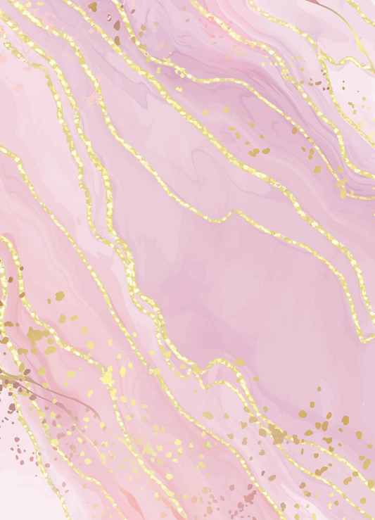 Rosé Veins - Canvas