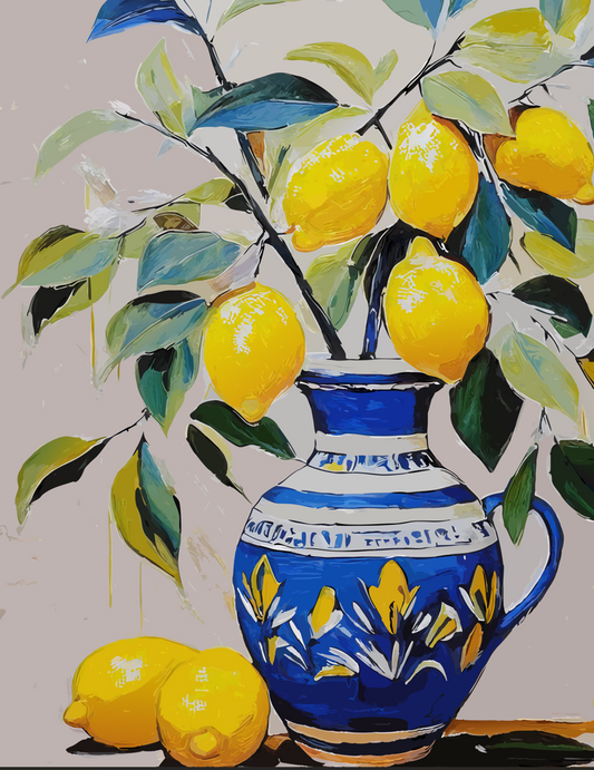 Citrus Bloom - Canvas