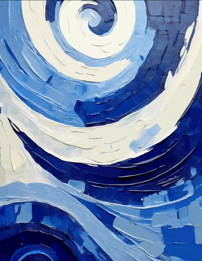 Ocean Pulse – Set of 3(Canvas)