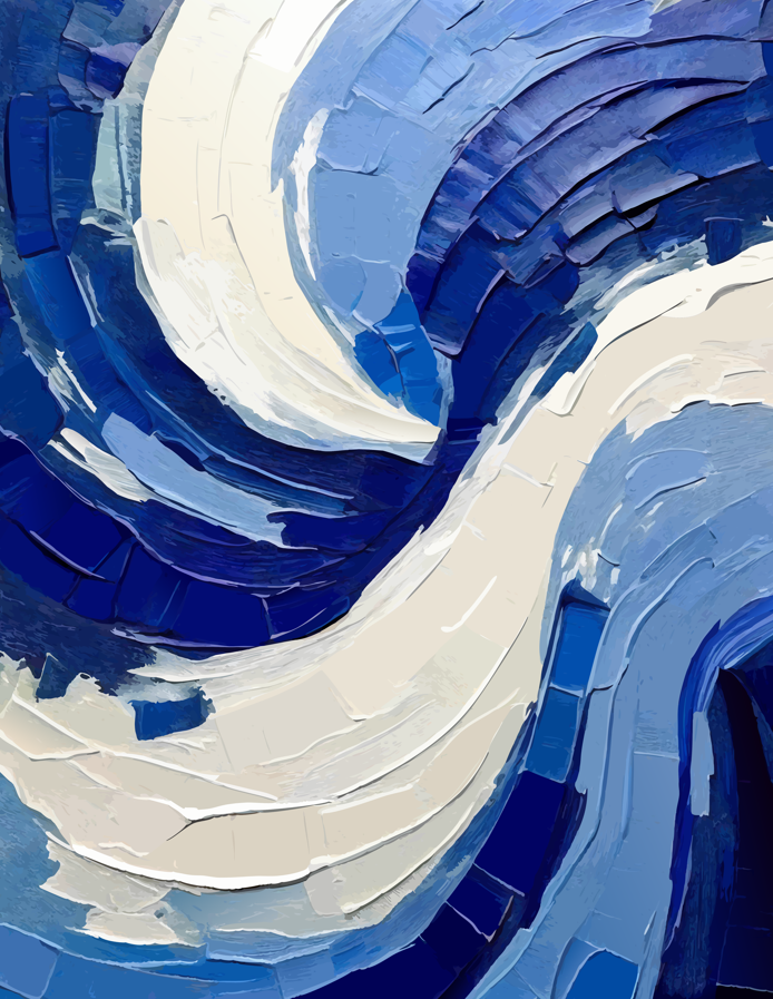 Ocean Pulse – Set of 3(Canvas)