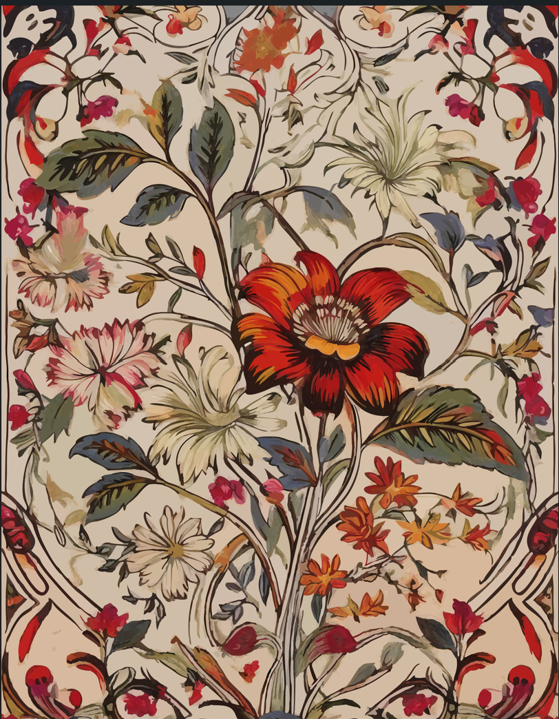 Royal Bloom – Set of 2(Canvas)
