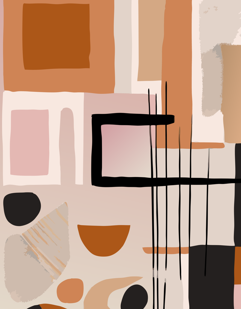 Modern Rhythm – Set of 3(Canvas)