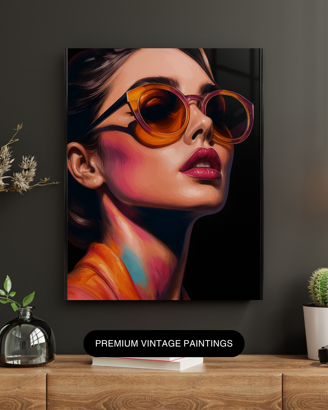 Sunset Attitude - Glass Art