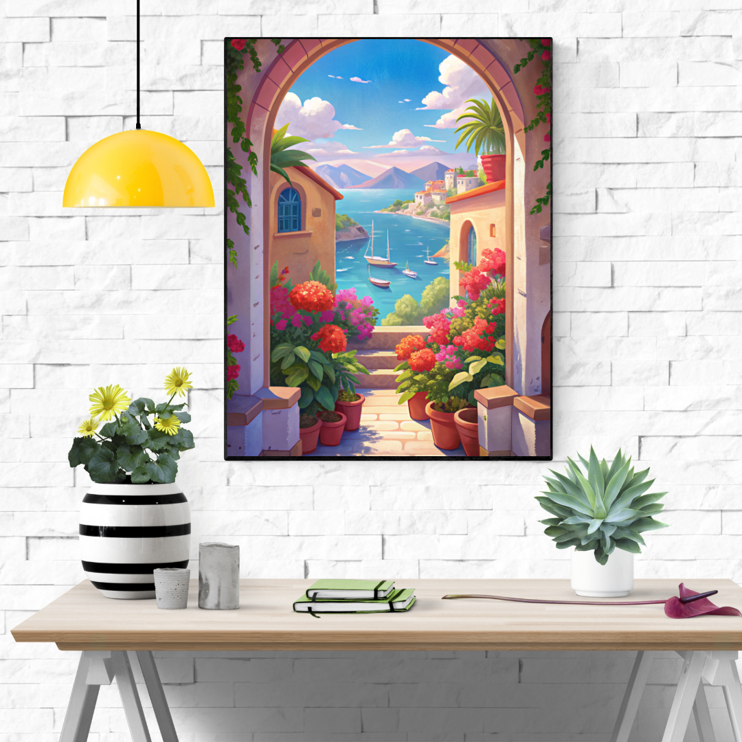 Arches of Amalfi - Canvas