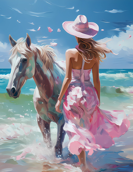 Ocean Bloom - Canvas