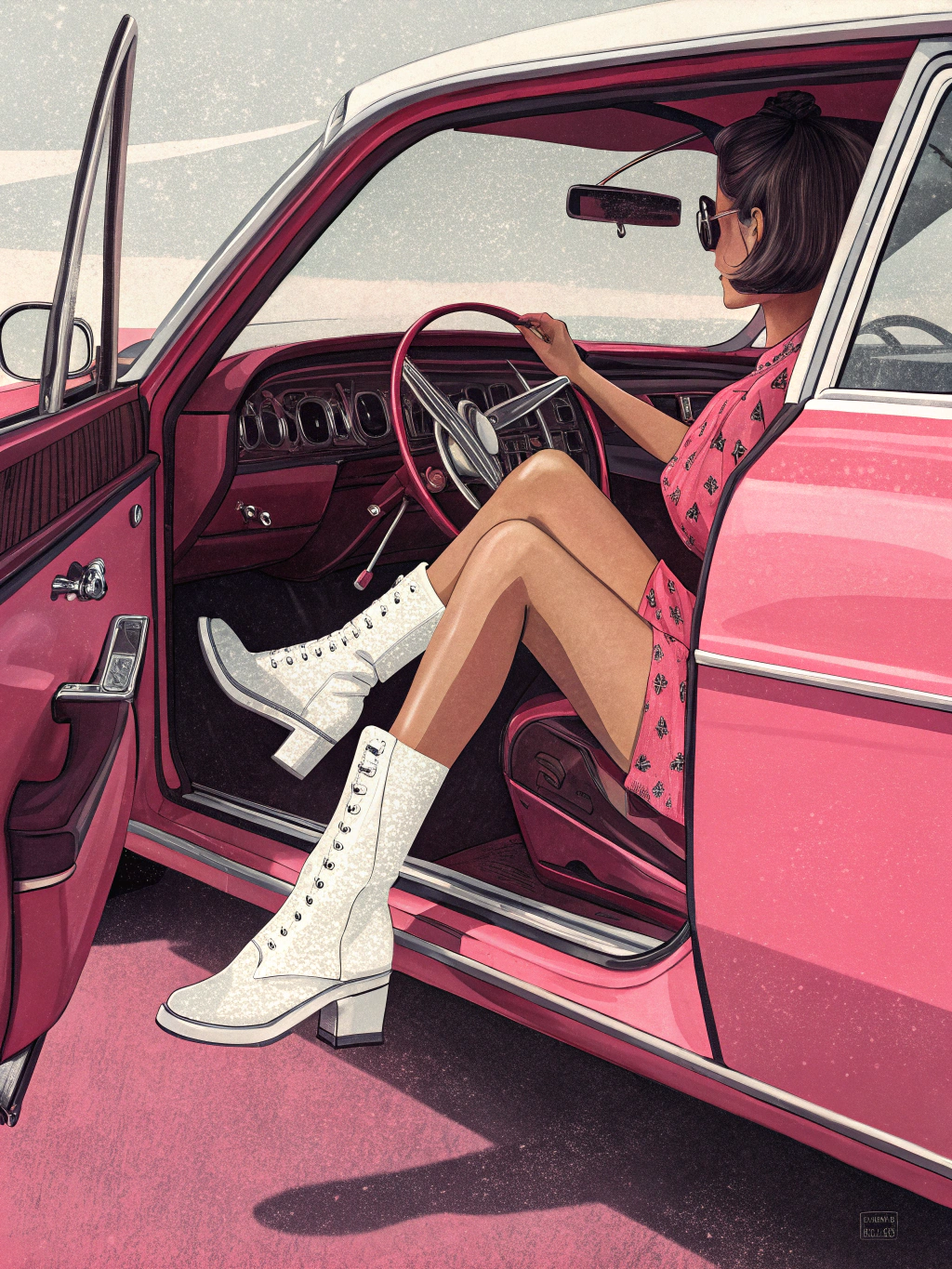 Drive in Style - Canvas
