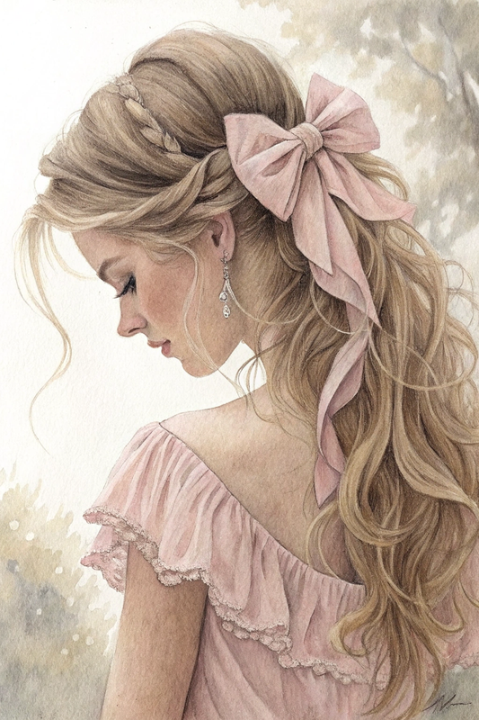 Blush Whispers - Canvas