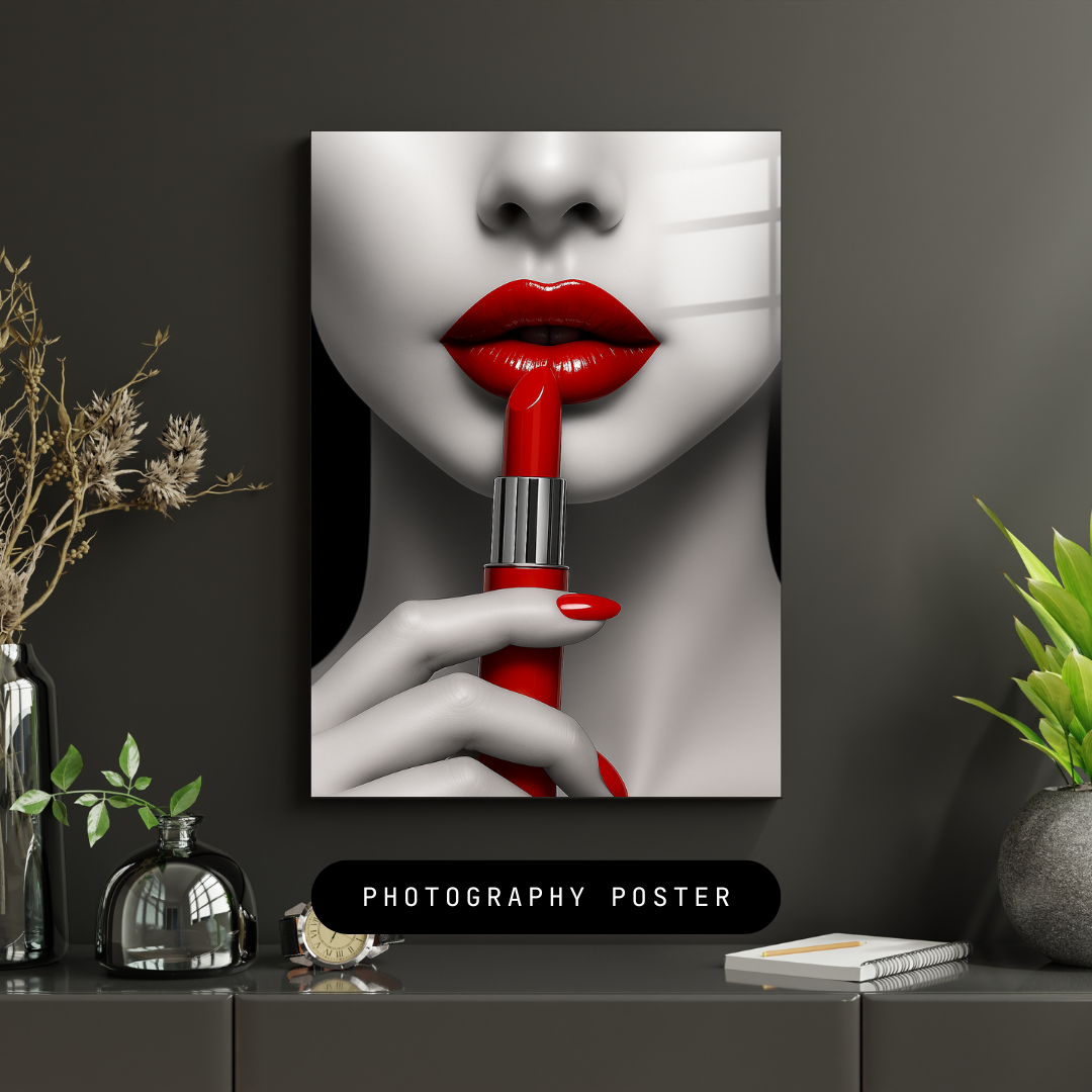 Kiss Me Rouge - Glass Art