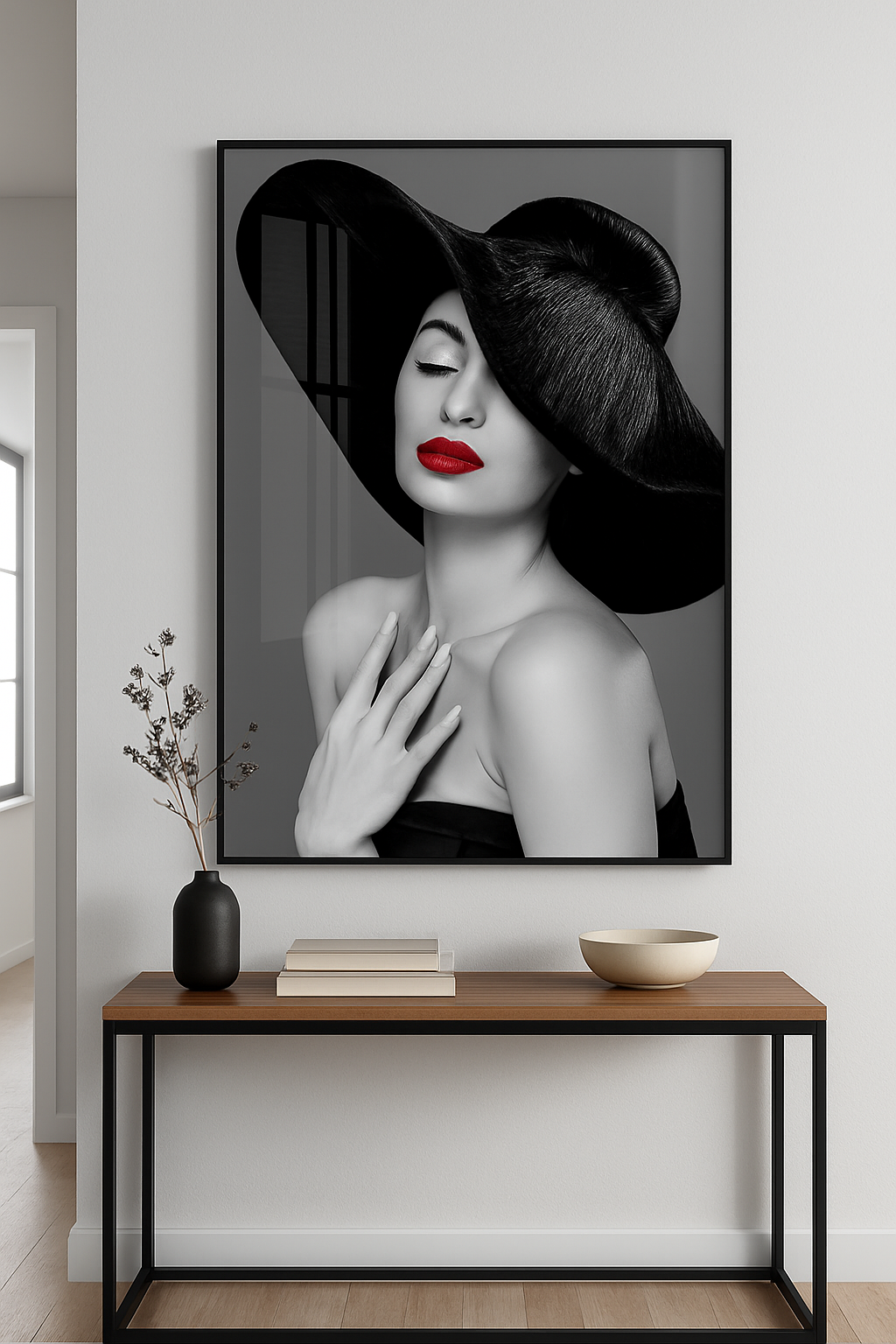 Crimson Mystique - Glass Art