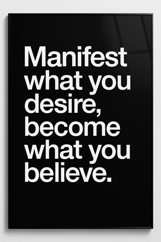 Manifest Power - Glass Art