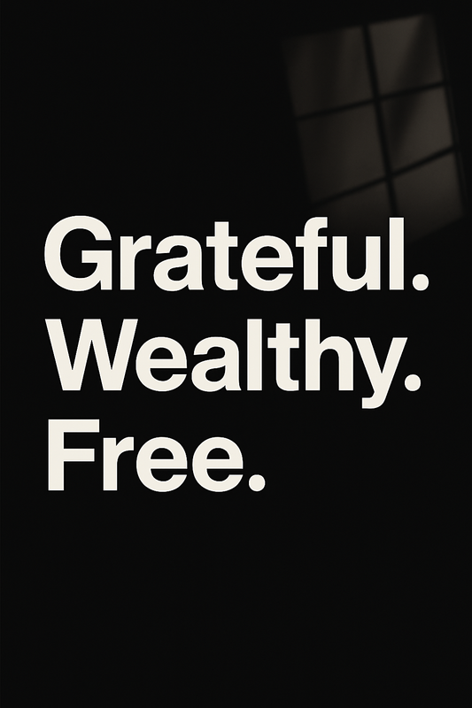 Gratitude Code - Glass Art