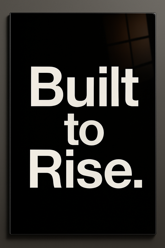 Built to Rise - Glass Art