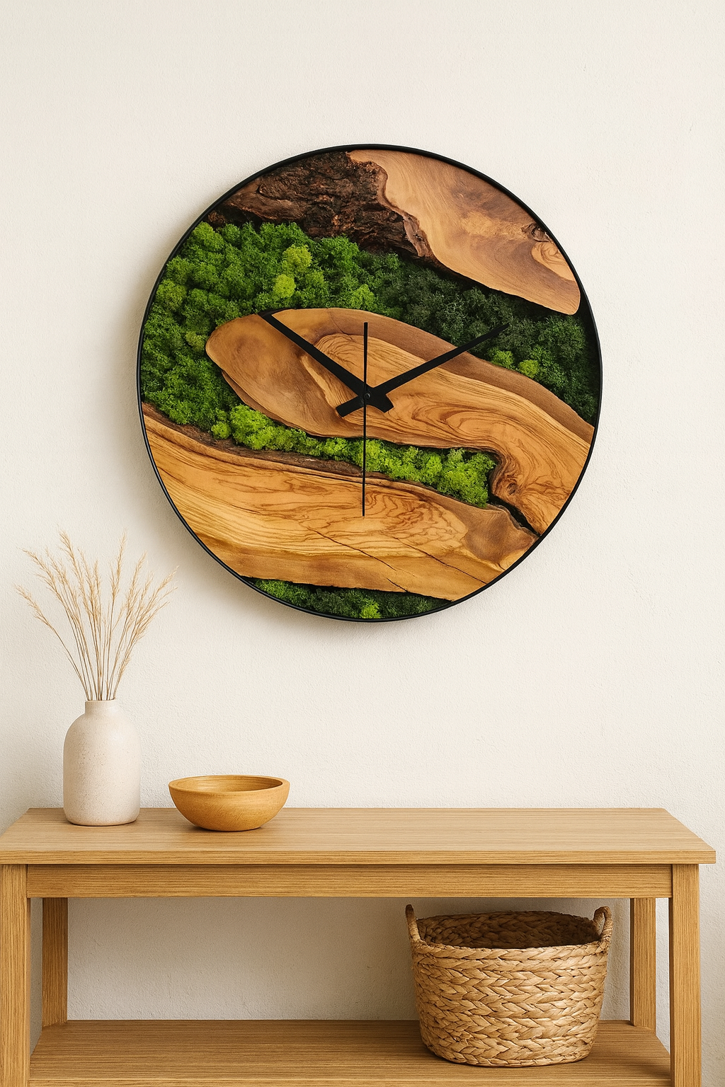 Timber Grove Timepiece - Moss Art